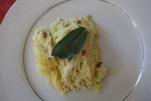 Spaghetti Squash Ricotta Sage Pinenuts