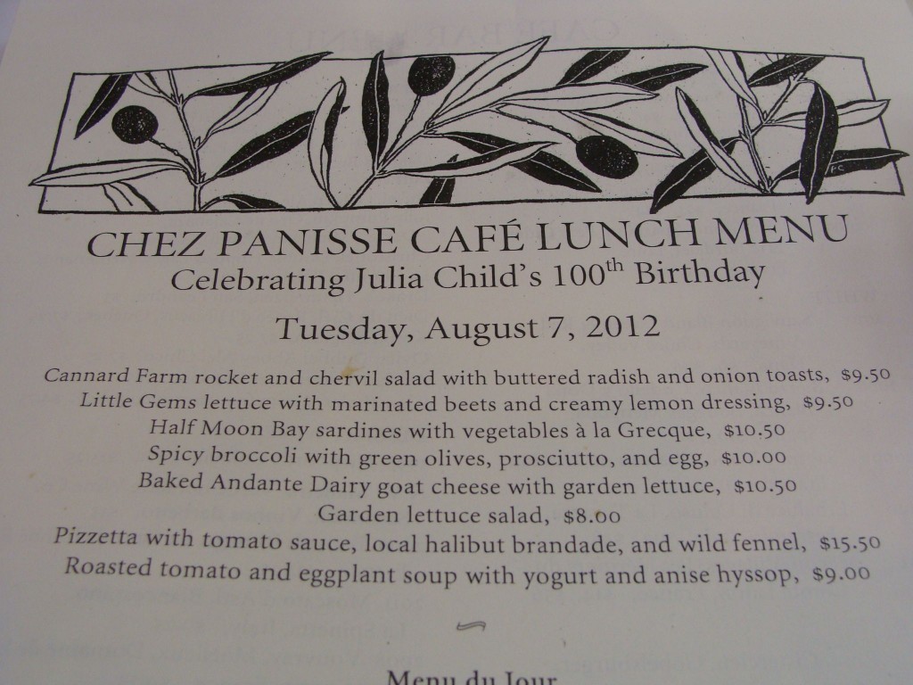 I’m in Love with Alice Waters: Chez Panisse Cafe